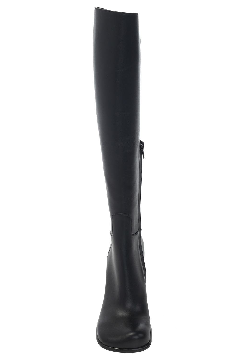 Bottega veneta knee discount boots in storm cuir